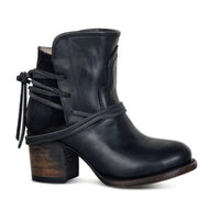 Noemi® | Western-Stil Stiefel – Schwarz