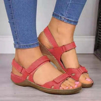 Heidi-Mode | Orthopädische Komfortsandalen – Rot