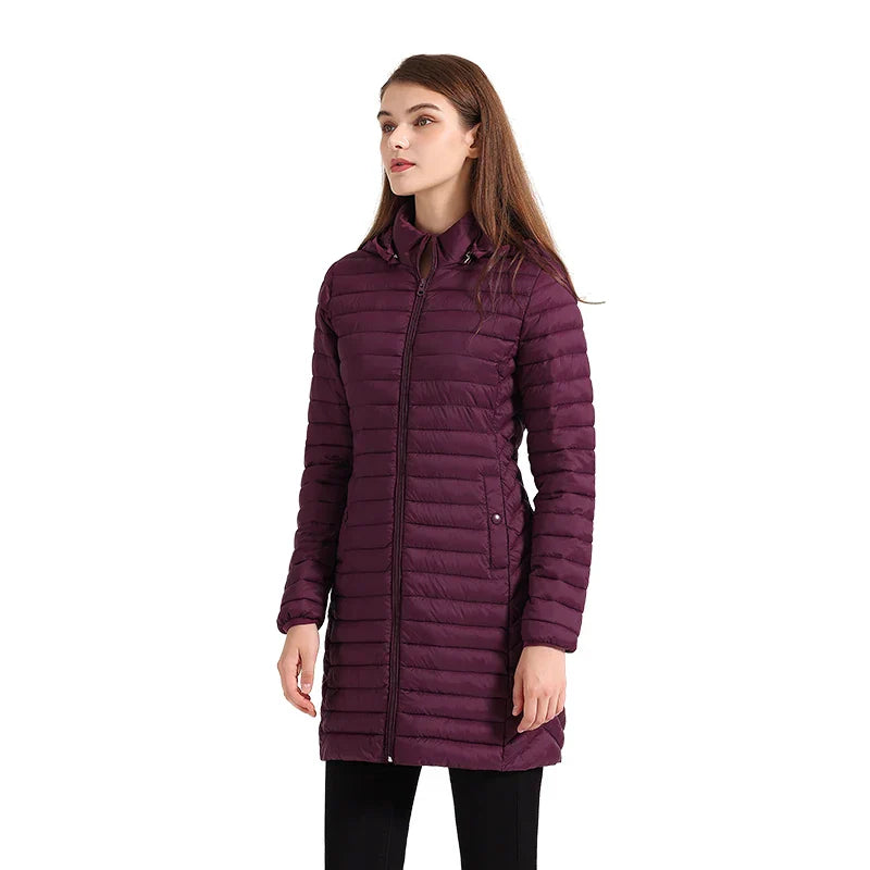 Rosi - Kuschelige lange Parka Jacke