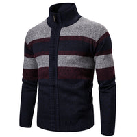 Gestreiftes Herren-Pullover  - CLOVIS – Marine