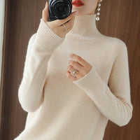 Catharina | Ein Rollkragenpullover für Winter und Frühling! – Hellbeige