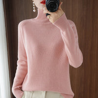 Catharina | Ein Rollkragenpullover für Winter und Frühling! – Rosa