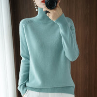 Catharina | Ein Rollkragenpullover für Winter und Frühling! – Grün