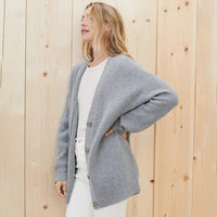 Leah - Eleganter und bequemer Blazer – Grau