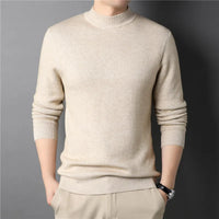 David Sommerpullover | Leichter Eleganter Herrenpullover – Beige