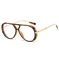 Liva | Stilvolle Sonnenbrille mit UV-Schutz – Schildpatt / Transparent