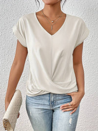 Daniela | Lässiges T Shirt – Weiß
