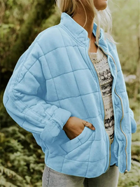 Rella | Mutige & Gemütliche Oversize Daunenjacke – Himmelblau