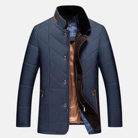 Helmfried | Gefütterte Jacke – Blau