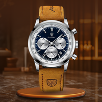 Kensington | Stilvolle Luxusuhr – Silber Blau