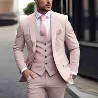Abenner - Eleganter dreiteiliger Anzug – Rosa