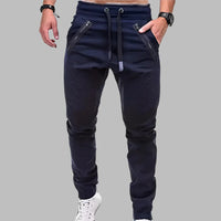 Cargohosen für Herren - Slim Fit Sommerhose mit Taschen – Dunkelblau