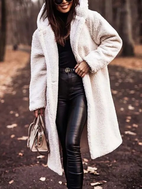 Jorina - Warmer Kuscheliger Wollmantel