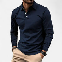 Ronald | Herren Klassisches Regular Fit Poloshirt – Blau