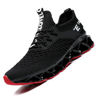 Robby™ - Ultimativer Komfort-Sneaker – Schwarz Rot