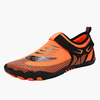 Herren Barfußschuhe mit Hakenband – Orange 2