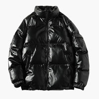 Herren Daunenjacke für den Winter – Schwarz