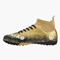 Herren Fußballschuhe mit Schnürung und Profilsohle – Gold 2