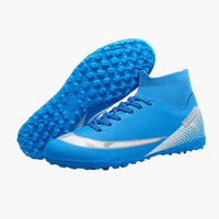 Herren Fußballschuhe mit Schnürung und Stollen Sohle – Blau 1