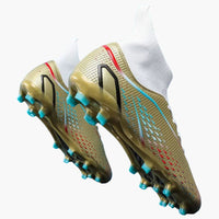 Herren Fußballschuhe mit Stollen und Struktur Oberfläche – Gold