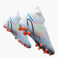 Herren Fußballschuhe mit Stollen und Struktur Oberfläche – Weiß