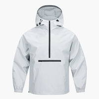 Herren Kapuzenjacke mit Brusttasche – Hellgrau