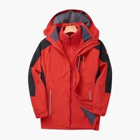 Herren Outdoor Jacke mit Reißverschluss und abnehmbarer Kapuze – Verrotten