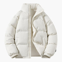 Herren Steppjacke mit Fleecefutter – Beige