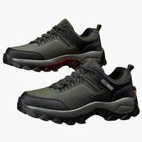 Herren Trekking Schuhe mit Schnürung und rutschfester Profilsohle – Grün