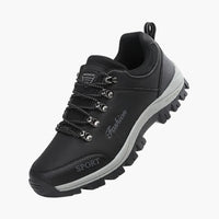Herren Wanderschuhe mit Robuster Sohle – Schwarz
