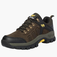 Herren Wanderschuhe mit Schnürverschluss und rutschfester Profilsohle – Braun