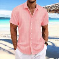 Herren Elegantes Jacquardhemd | Vielseitig und Stilvoll – Rosa