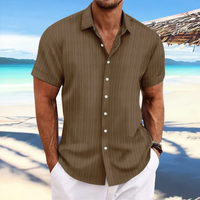 Herren Elegantes Jacquardhemd | Vielseitig und Stilvoll – Braun