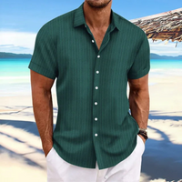 Herren Elegantes Jacquardhemd | Vielseitig und Stilvoll – Grün