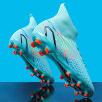 Florian | Fußballschuhe mit Langen Spikes – Hellblau