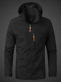 Herrenjacke – Jacke für Outdoor-Aktivitäten – Schwarz