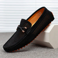 Herren Loafer Braun Mit Arch Support – Orthopädische Slip-On Schuhe Für Komfort Und Stil – Schwarz