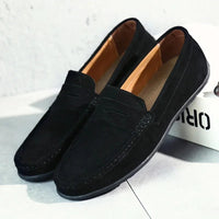 Herren Loafers Schwarz mit Orthopedic Arch Support - Klassische Penny Loafer für Höchsten Tragekomfort und Stil – Schwarz