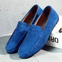 Herren Loafers Schwarz mit Orthopedic Arch Support - Klassische Penny Loafer für Höchsten Tragekomfort und Stil – Dunkelblau