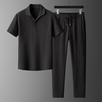 Sebastian | Baumwolle Poloshirt für Herren Baumwolle – Schwarz