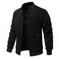 Herren Steppjacke – Schwarz