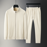 Kevin | Baumwolle Tracksuit für Herren – Weiß
