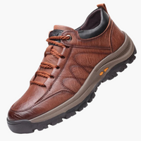 Herrenschuhe mit Schnürverschluss und rutschfester Sohle – Braun