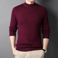 David Sommerpullover | Leichter Eleganter Herrenpullover – Rot