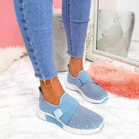 Sneaker für Damen - Leichte Sommerschuhe mit Fußbett für heiße Tage – Blau