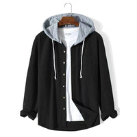 Hunter | Klassische Cordjacke – Schwarz