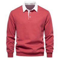 Herren Langarm Pullover – Rosa