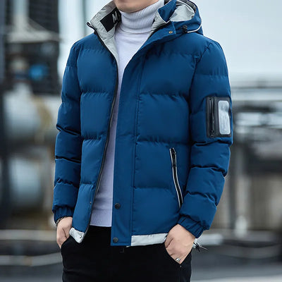 Severino | Warme, wasserdichte Winterjacke mit Reißverschluss für Herren