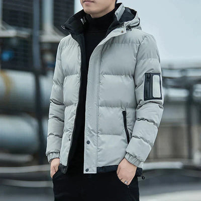 Severino | Warme, wasserdichte Winterjacke mit Reißverschluss für Herren