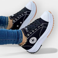 Orthopädische Damen Sneaker Bequem & Stylisch – Schwarz